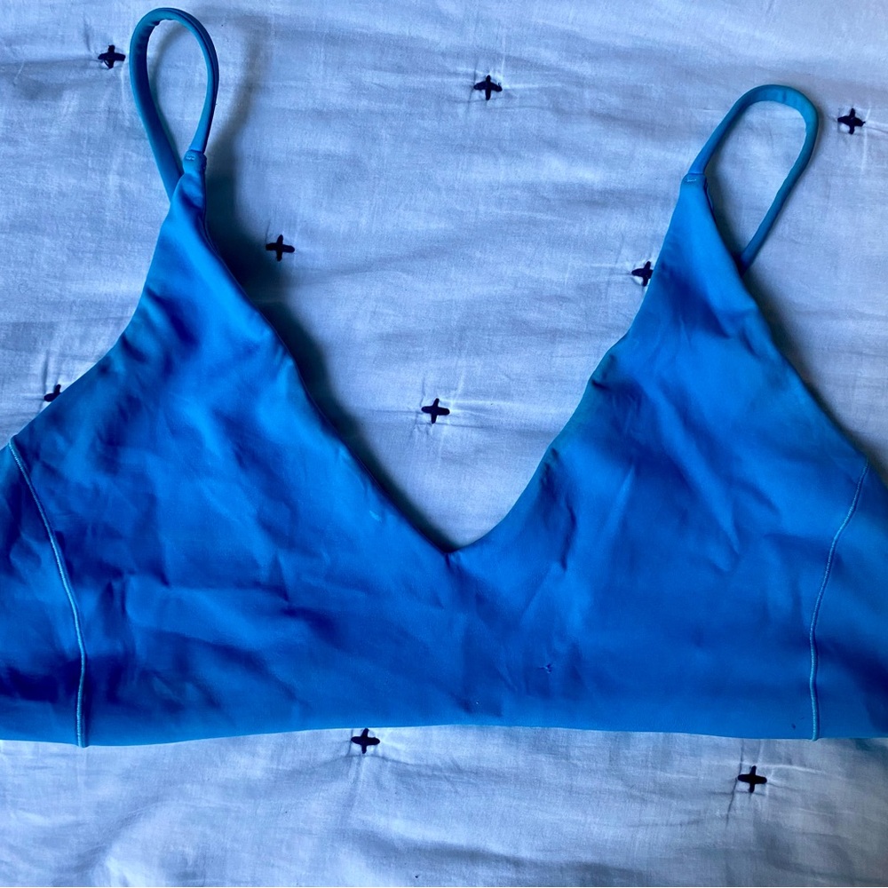 Left on Friday blue sunday top